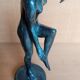 Bronze dancer with patina, early 20th century