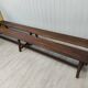 Farmhouse table 3m60 extendable solid oak and its two benches