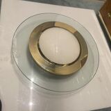 Plafonnier encastrement en laiton de verre