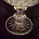Carafe cristal sur pied, vintage