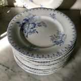 9 flat plates Sarreguemines