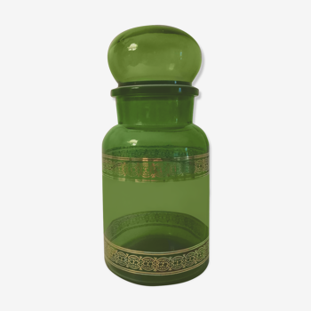 Jar / emerald apothecary jar