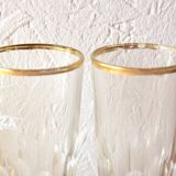 Looza - advertising item - set of 7 vintage fruit juice glasses