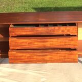 Sideboard in teak and afromasia