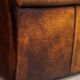Vintage 20thc pair of dutch leather club chairs c.1980