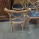 Lot of 6 bistro chairs in oak