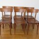 6 chaises bistrot Thonet bois courbé