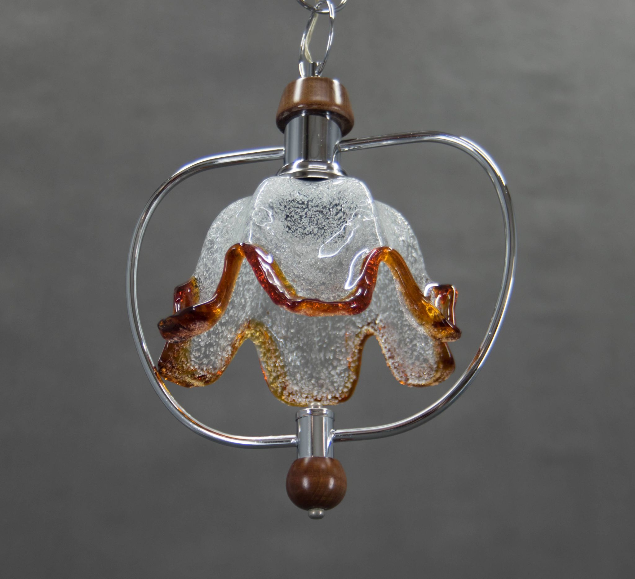 Suspension en verre de Murano, Italie, années 1980