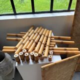 Large rattan shelf 1960
