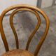 Pair of bistro chairs Fischel 1930 curved wood