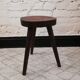 Brutalist tripod stool