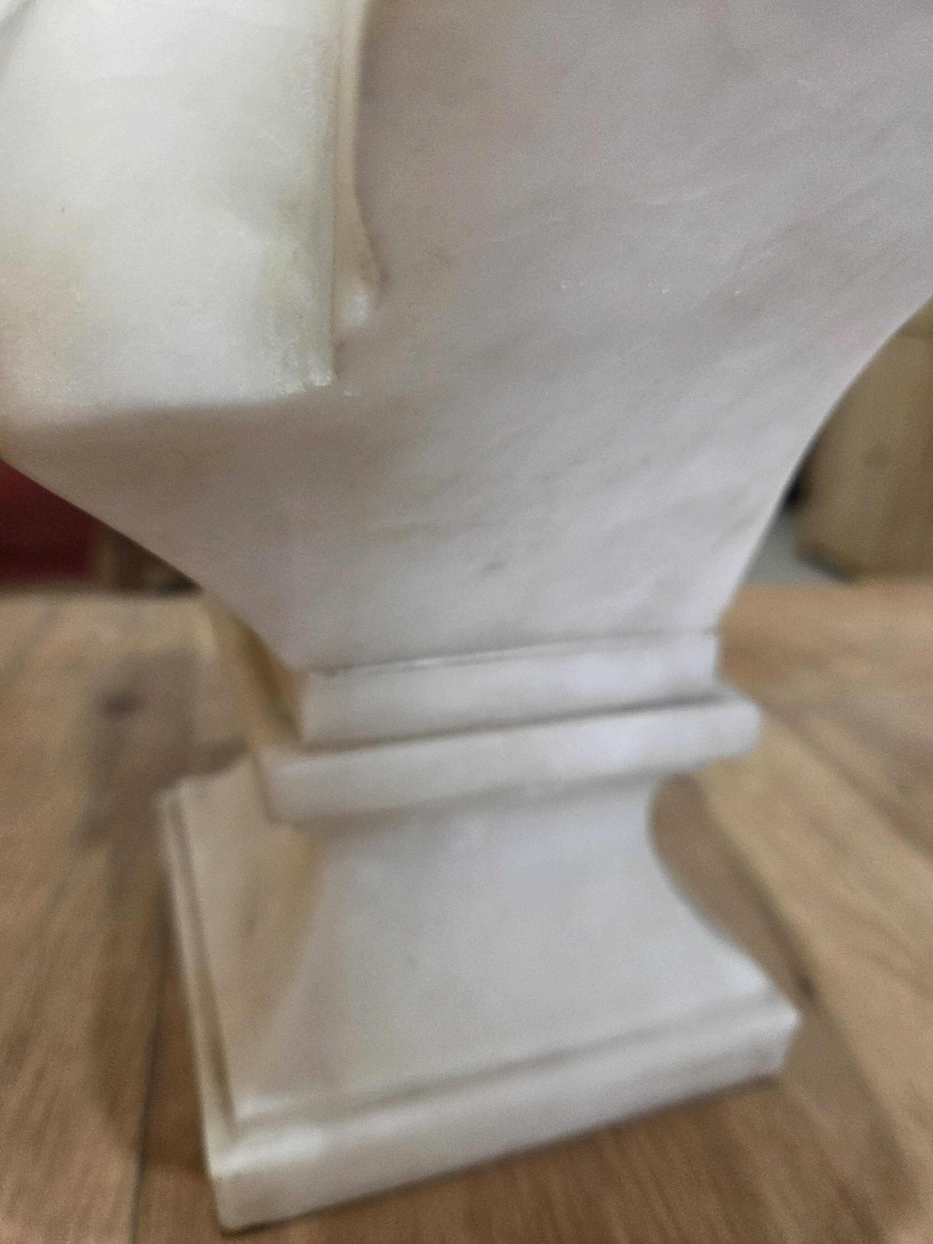 PUCI bust in Carrara marble