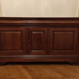 Louis Philippe style 3-door solid wood sideboard