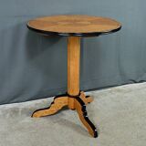 Speckled Maple Pedestal Table, Napoleon III Period – Part 2 of the 19th Century