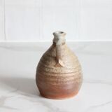 Carafe or vase in ancient glazed stoneware French pottery.
