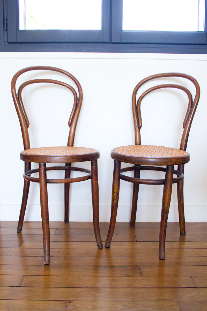 Pair of bistro chairs