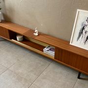 Vintage wooden sideboard from the 50s (shallow)