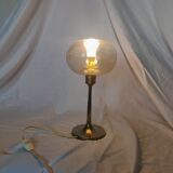 Sciolari style brass and glass lamp, 1970