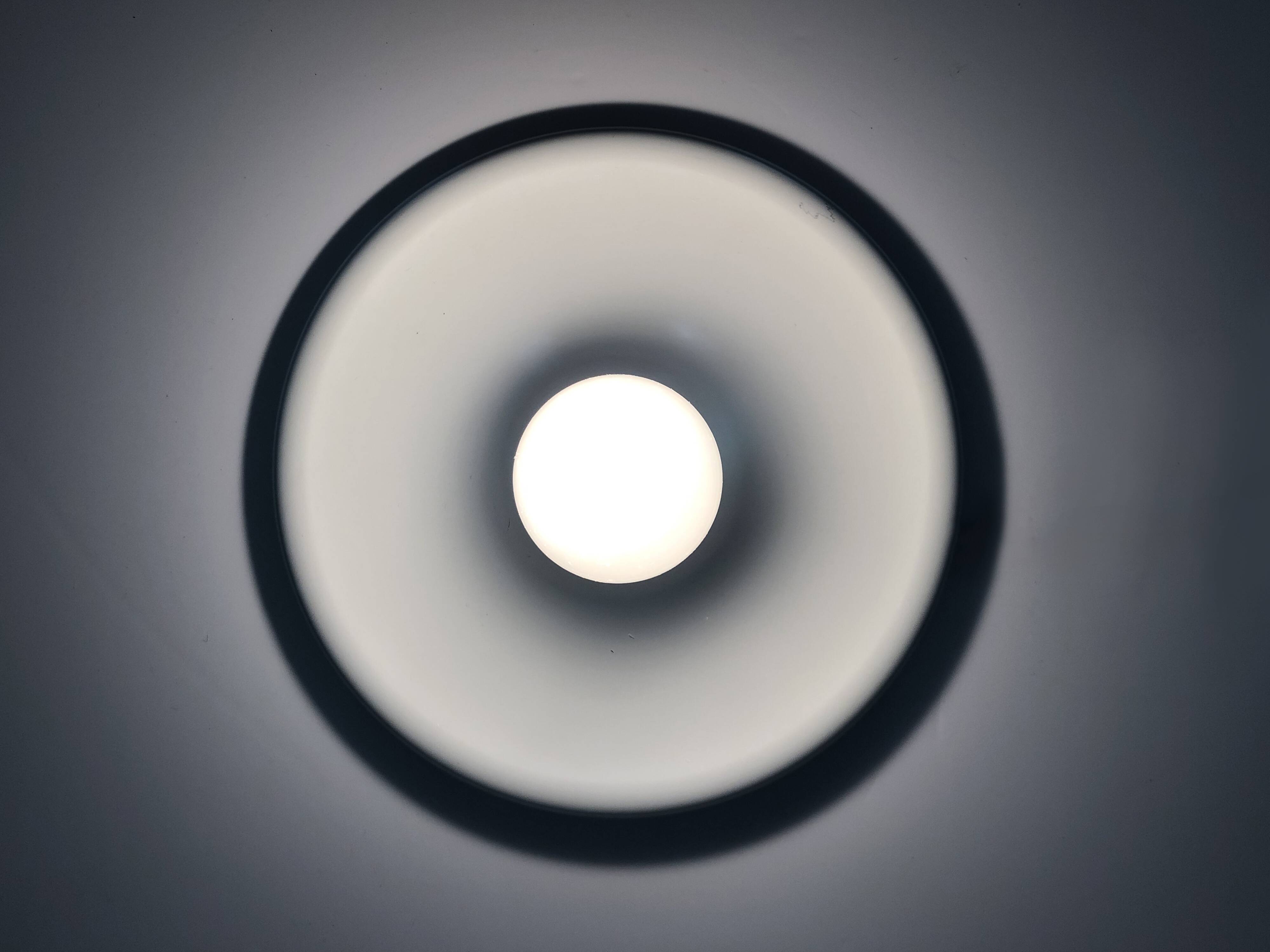 Pair of Targetti disc wall lights, UFO, Italy 1970s