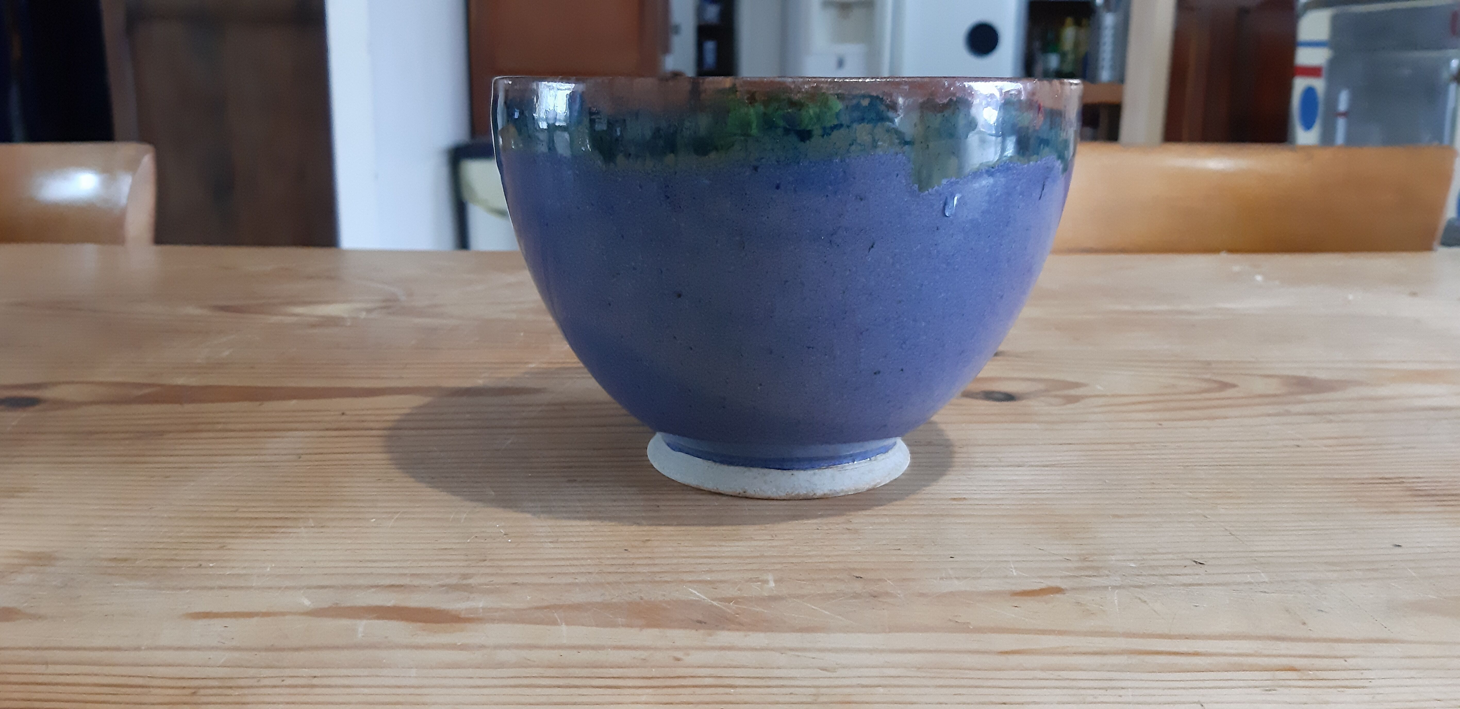 Bowl in glazed sandstone Arc Terres Bergerac