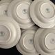 6 hollow plates Villeroy and Boch, red Burgenland model