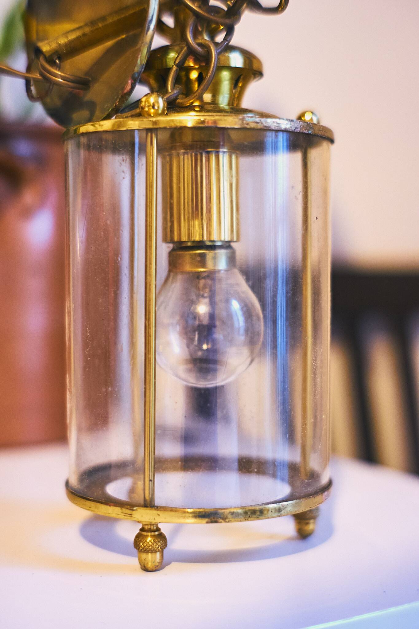 Old Golden Chandelier Lighting