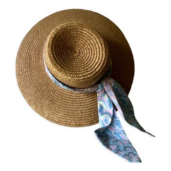 Decorative straw hat