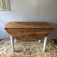 Old flap round table