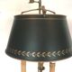 Lamp in bronze and painted metal