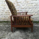 Fauteuil Morris repose pieds rétractable
