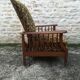 Morris armchair retractable footrest