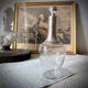 Antique Crystal and Solid Silver Carafe – Ribbon & Garland Decoration