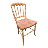 Chaise Chiavari en bois doré