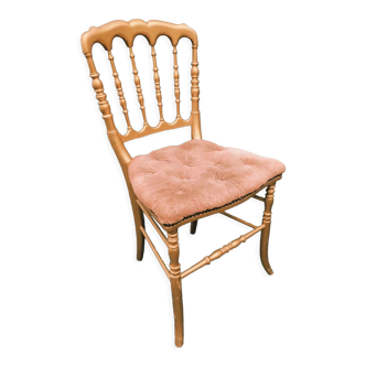 Chiavari chair in gilded wood