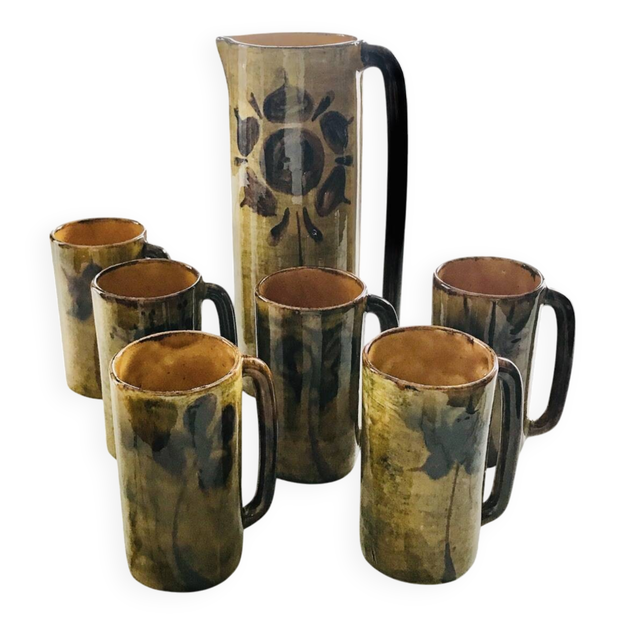 Lanusé Le Castellet drinks service from the 60s