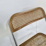 RARE chaise pliante vintage Plia Cane par Giancarlo Piretti pour Castelli | L'ère spatiale italienne | années 1960