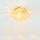 Mid-Century Amber Bubble Glass Ceiling Light by H.Tynell for Limburg, 1970s