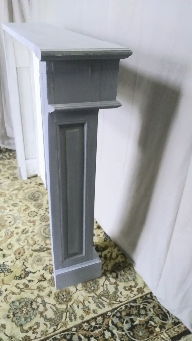 Wooden fireplace Louis XVI