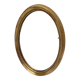 Oval wooden mirror gilded tower, medallion type