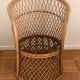 Fauteuil en rotin 1970s