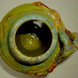 Japanese stoneware vase