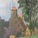 Oil on canvas landscape