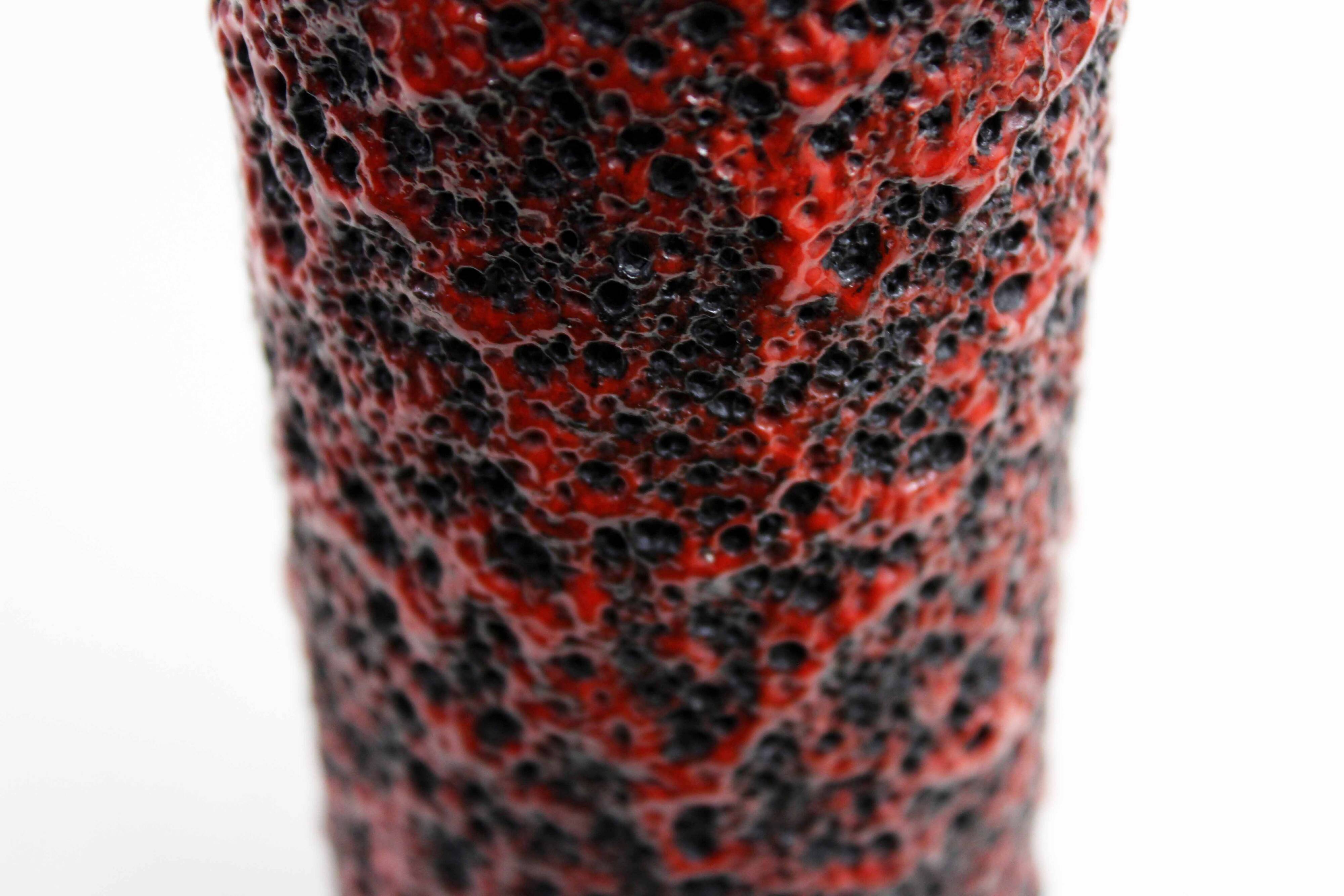 Vintage West Germany lava texture vase