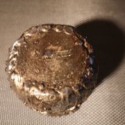 Patinated bronze spice mortar and pestle irregularly shaped - 1970s