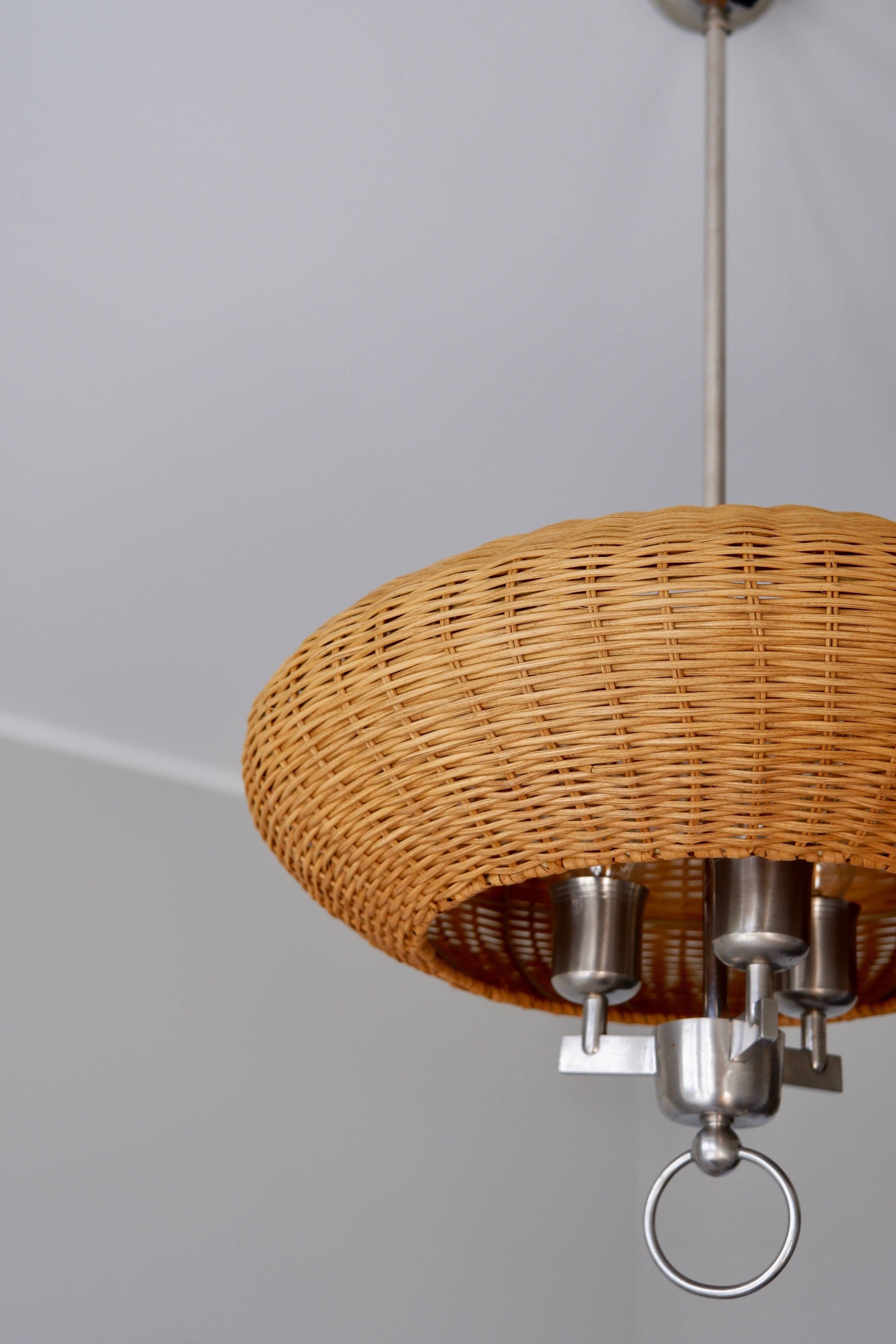 Paavo Tynell, model 1355 ceiling lamp manufactured by Taito in the 1940s