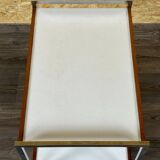 60s 70s serving trolley dinette made of teak & chrome Danish Modern Design