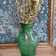 Vase verre moulé
