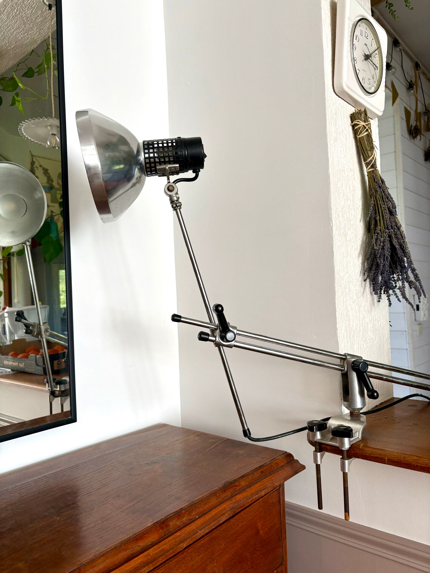 Architect's desk lamp industrial workshop AZ-MD design 1970