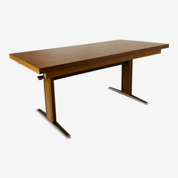 1970s extendible coffee table in scandinavian style