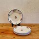 Set of 5 Digoin Sarreguemines Dauphine model dessert plates